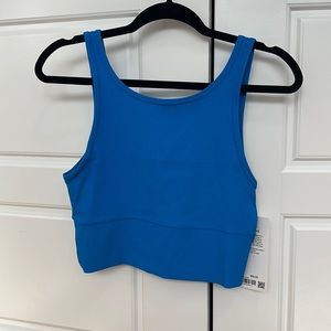 New with tags lululemon power pivot ribbed size 8 “poolside” blue